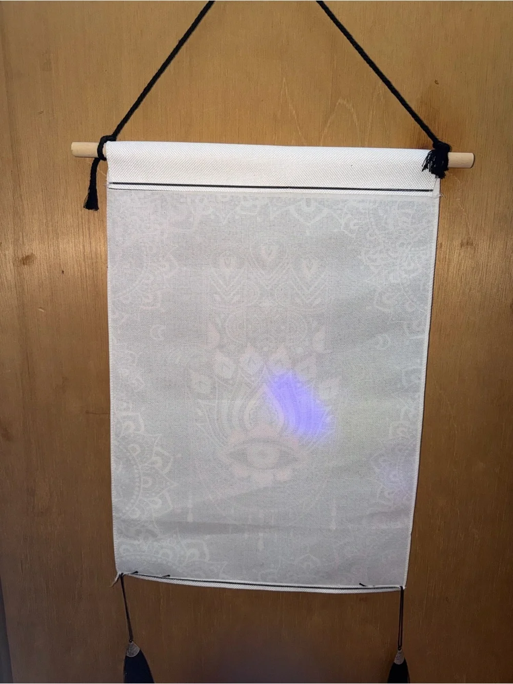 Hamsa Wall Hanging Tapestry in Pink and Teal